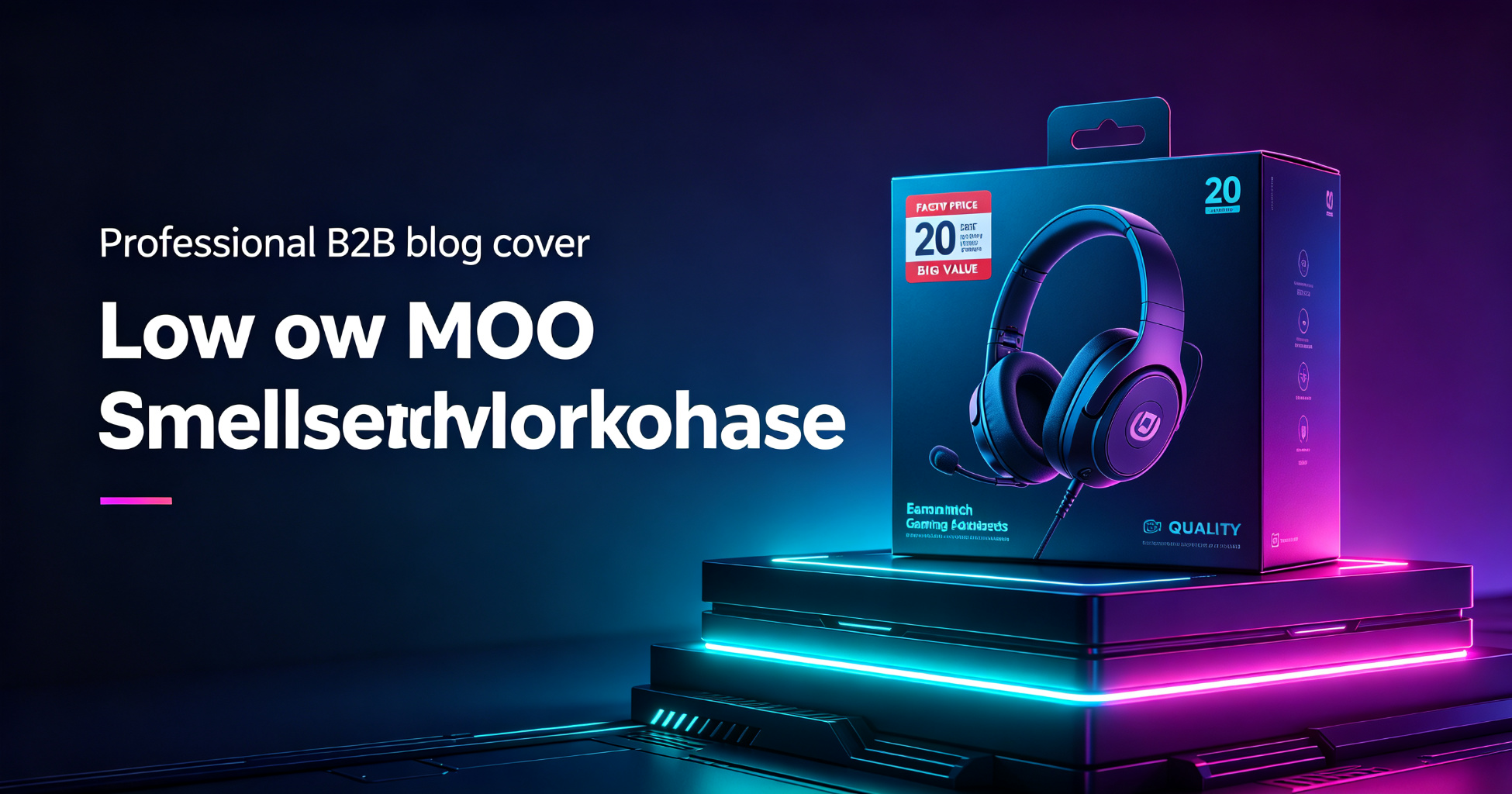 MOQ From 1 Box 20 Units: Small Batch Gets Factory Price Too