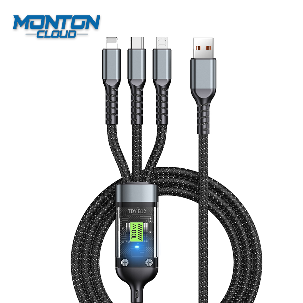 MT-XB12 快充一拖三数据线 Charging Cable