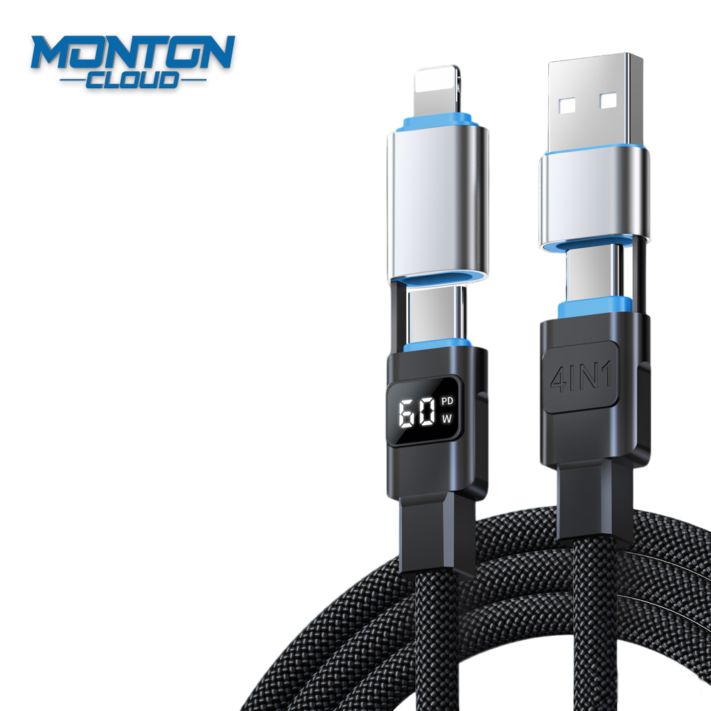 MT-XB61 四合一数显数据线 Charging Cable